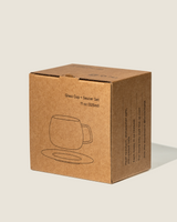 Outer box for the glass cup and saucer