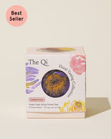 Floral Collection - Variety Box featuring the Qi Whole Flower Tea in a colorful package.