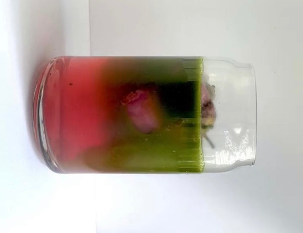 The Qi Organic Rose Flower Tea Matcha Coconut Water