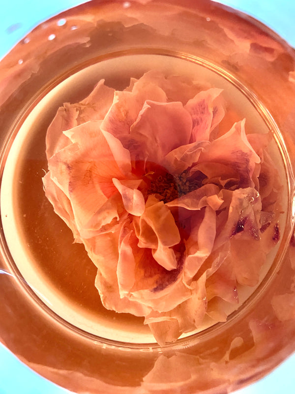 DIY Rose Tea Gel Eye Patches