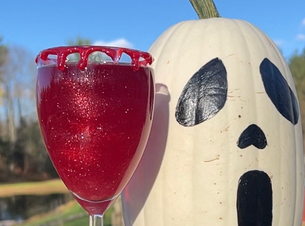 A Halloween Bloody Rose Mocktail Recipe