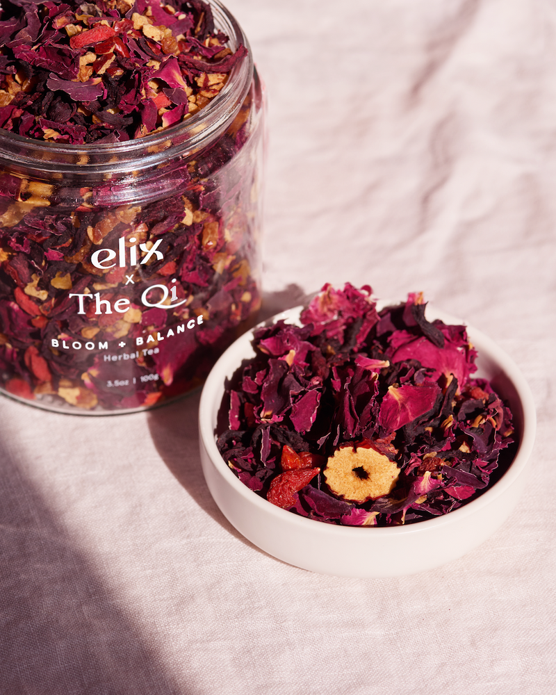 Bloom + Balance herbal tea