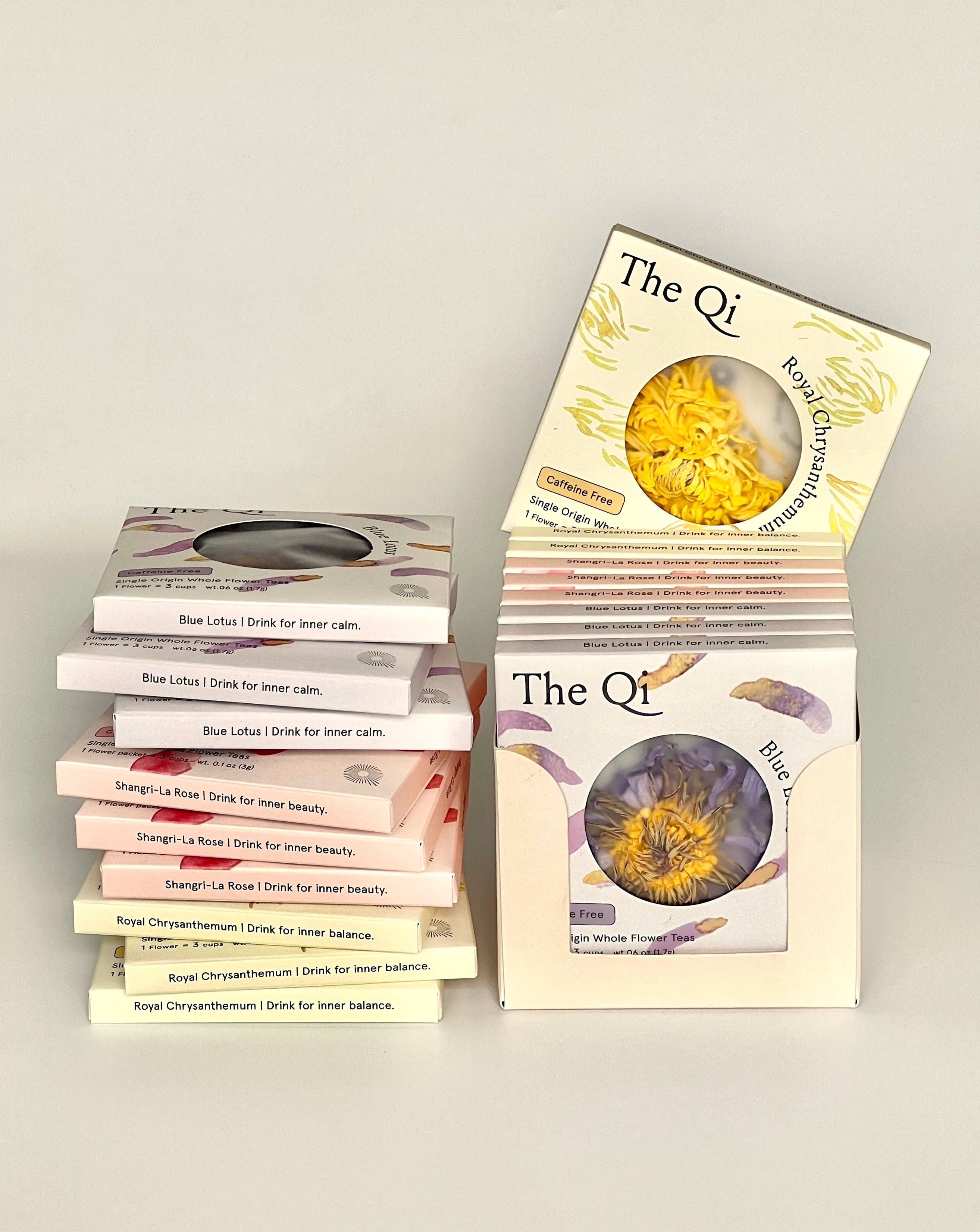 Daily Rituals Tea Collection The Qi | Daily Ritual Flower Tea Set
