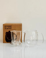 Dewdrop glass teapot