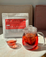 Dewdrop glass teapot