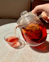 Dewdrop glass teapot