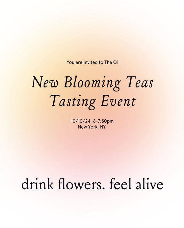 Blooming teas tasting event