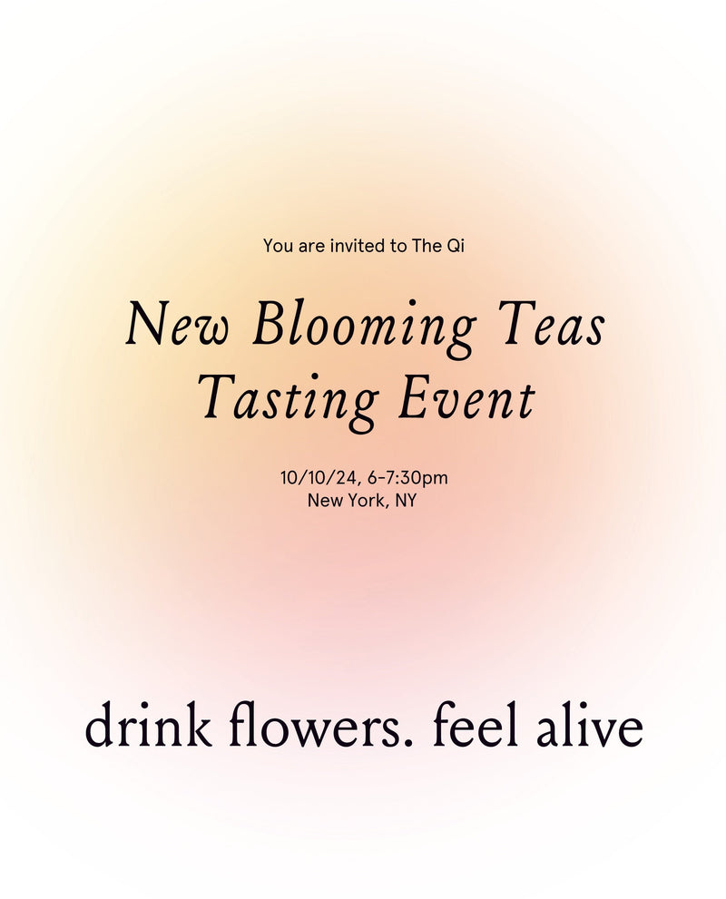 Blooming teas tasting event